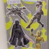 Star Wars 3pk Stickers - Embossed